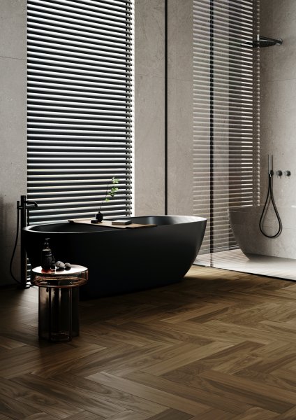 Паркетная доска Quartz Parquet Английская Ёлка Орех Американский 33-400-29 в Тольятти